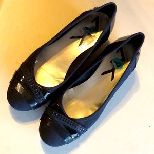 Anne Klein Black Dress Shoes - 1.5” Wedge SZ 8M